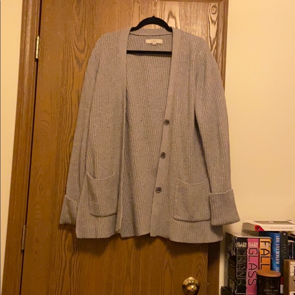Gray Cardigan